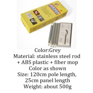 GEEBON Lazy Mop Electrostatic Mop Cleaning Tool Dust Remover Mop Floor Magic Wiper w/ Removal Paper