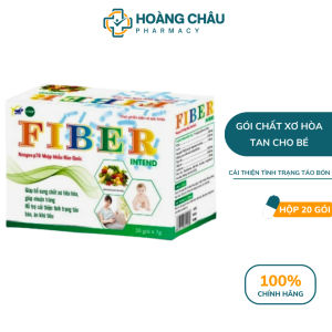 Bột Chất Xơ Fiber Intend - Hỗ Trợ Tiêu Hóa Cải Thiện Táo Bón Ăn Khó Tiêu Nhuận Tràng Hộp 20 Gói