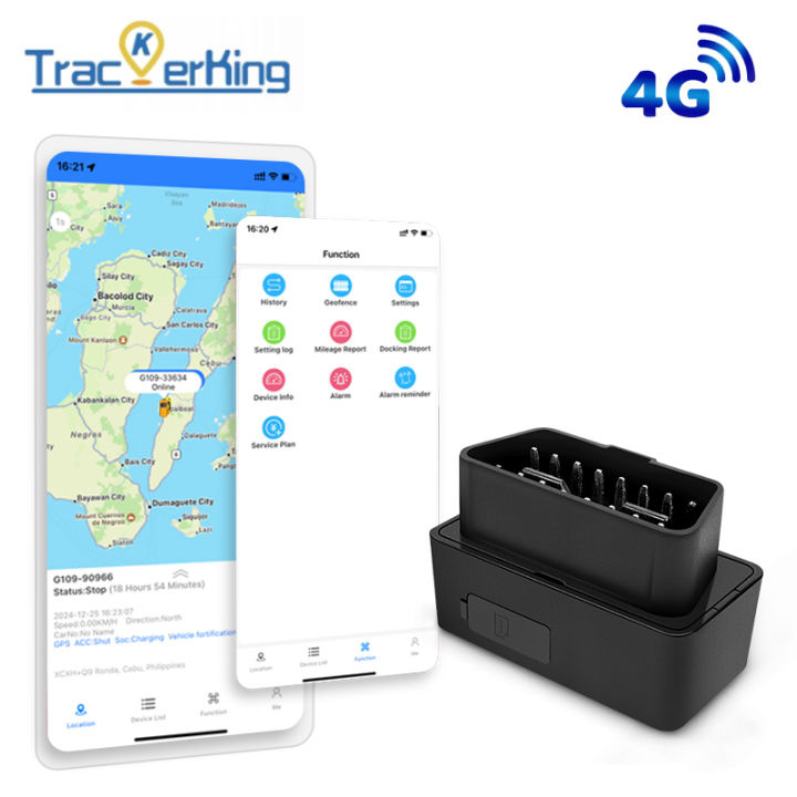 OBDII GPS Tracker 4G GSM GPS Tracker/ Locator Trackerking DK22 Tracking ...