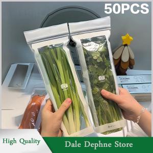 [Dale Dephne] Trái Cây Rau Tươi Giữ Túi Tái Sử Dụng Tủ Lạnh Lưu Trữ Túi Dày Leakproof Container Nhà Bếp Kín Bao Bì Túi
