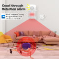 Tuya Wifi Intelligent PIR Motion Sensor Anti Thief Alarm, Timing, Anti pet interference, Voice Alarm, Burglar System Detector for Home, Corridor, Office, Bank. 
