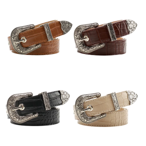 Womens Timeless Belt Adjustable Waist Strap PU Leather Accessory For Various Outfits And Occasions