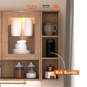 Cubic Kitchen Set Minimalis / Kabinet Dapur / Rak Dapur Basah / ELENA CLARA