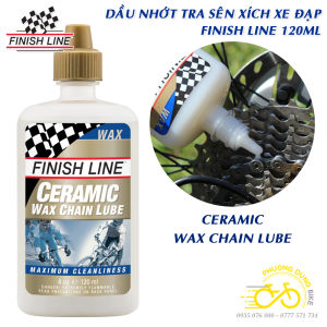 Dầu nhớt tra sên xích líp xe đạp Finish Line Ceramic Wax Lube 120ml - Chính Hãng