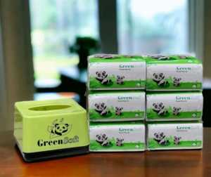 [PACK 6PCS + FREE BOX] TISU GREENSOFT POPUP 130 SHEETS + BOX FACIAL TISSUE POP UP 130s GREEN SOFT MEJA KULINER