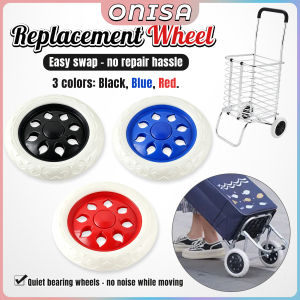 Onisa EVA Shopping Trolley Replacement Wheels Silent Bearing Shopping Cart Casters 8mm Shaft 1Pc