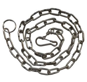 xích chó mắt hàn số 8 INOX không rỉ giá xưởng sản xuất cỡ 3ly 4ly 5ly  dài 150cm