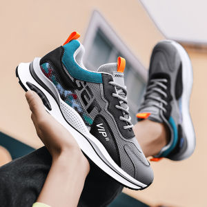 Fashion Mens Shoes Sport Sneakers Leather Mesh Men Casual Shoes Soft Lightweight Walking Sneakers 39-44