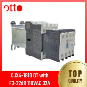 CHNT Contactor CJX4-1810 DT with F3-22dR 110VAC 32A