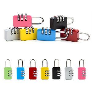 CRNGW Portable Zinc Alloy 4 Bit Code Number Dial Suitcase Padlock Code Lock Lock Password Lock