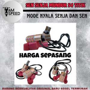 lampu led t10 54 mata 2 warna 2in1 54 titik sein sen senja nmax dll