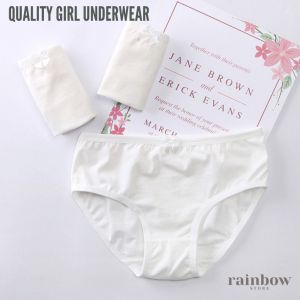 Girls Cotton Quality Underwear White Ballet Briefs Dancing Panties 💗Ready Stock💗