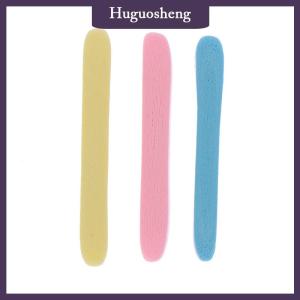 [huguosheng] 12pcs ฟองน้ำใบหน้าพัฟล้างหน้าอัดทำความสะอาด Stick Cleansing Pad ผิว