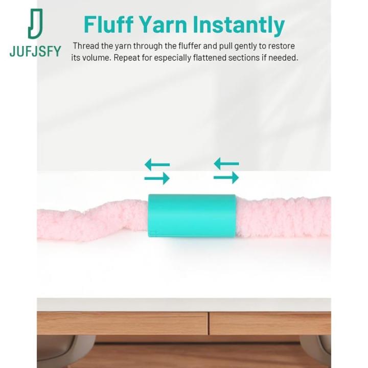 Chunky%20Yarn%20Fluffer%20Tool%20-%20Professional%20Yarn%20Fluffing%20&amp;%20Reviving%20Accessory%20for%20Bulky,%20Jumbo%20and%20Chenille%20Yarn%20-%20Image%203