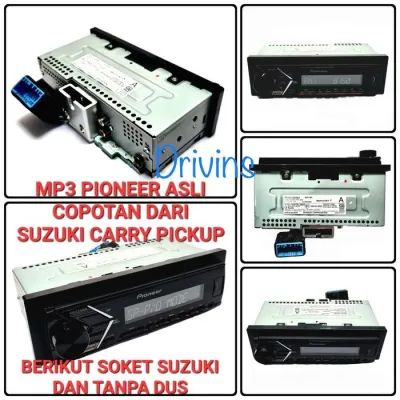 Unit Tape Mobil Single Din Mp3 Pioneer Asli Copotan Dari Suzuki Carry Pickup Car - Elvoir Store