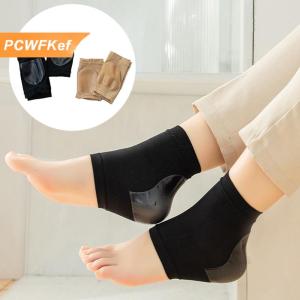 【PCWFKef】 Gel Silicone gót chân bảo vệ tay áo miếng đệm gót chân cốc plantar Fasciitis hỗ trợ chăm sóc bàn chân sửa chữa da đệm nửa sân vớ