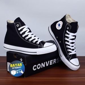 Sepatu Sekolah Converse70S Allstar Alstar Warior Sepatu Sekolah Diskon Sneakers Casual Pria Dan Wanita - Hitam HIGH KEKINIAN