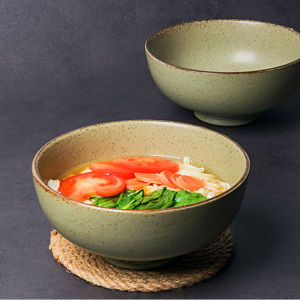 ชุดเซรามิค OMK ถ้วยซุปชามใหญ่1500มล. ทำด้วยมือ