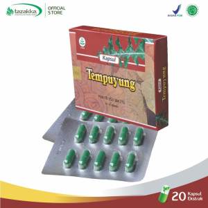 Tazakka Tempuyung Obat Batu Ginjal Herbal Infeksi Saluran Kemih 20 Kapsul Blister.