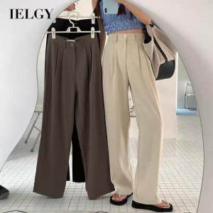 IELGY womens high waist loose casual pants