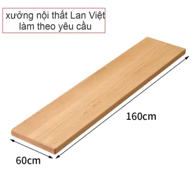 Tấm Gỗ Mặt Bàn - Trang trí - Gỗ ghép cao su 18 mm - kích thước theo yêu cầu - làm bàn làm kệ giá sách - mặt bàn - kệ trang trí - nhận gia công cnc