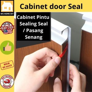 WS Home DIY Cabinet Door Gap Seal Penutup Sisi Pintu Kabinet Halang Habuk Serangga Block Ant cockroach lizard Anti Lipas Cicak
