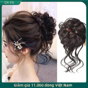 QK FA ✨ Tổng hợp xoăn Bun lộn xộn Claw chignon Clip đàn hồi tóc scrunchies hairpieces Donut updo tóc miếng đối với phụ nữ