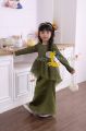 Lil Little BK74 Baju Kurung Moden Lace Budak Kanak Kanak Murah New Design 2025 1T hingga 12T. 