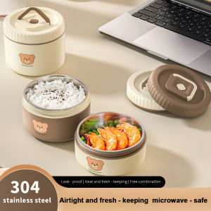 B.LIVEM ⚡️การจัดส่ง 2-3 วัน⚡️กล่องอาหารมื้อเที่ยงแบบอุ่น 304 สแตนเลส 2025 รุ่นใหม่ อบในไมโครเวฟ กล่องอาหารสำหรับนักเรียน กล่องอาหารแบบอุ่น กล่องอาหารแบบอุ่น