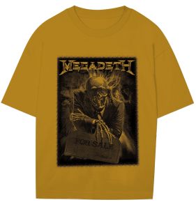Baju murah atasan cowok tengkorak MEGADETH FOR SALE RUBHK8438