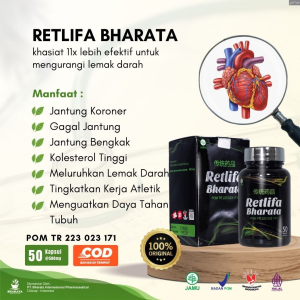 RETLIFA BHARATA Obat Herbal Jantung Koroner Jantung Bocor Gagal Jantung Radang Jantung