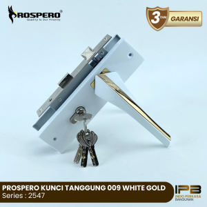 PROSPERO Gagang Kunci Pintu Rumah Ukuran Tanggung 20 cm Komplit Body Kunci Premium 800-009