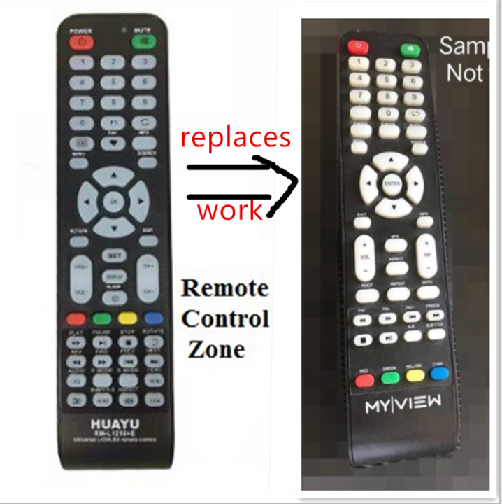 Huayu Universal LCDLED TV Remote Control compatible Pensonic Hanabishi