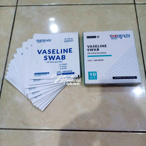 VASELINE SWAB 10cm × 10cm / Kasa Steril Onehealth seperti Wintuell lomatuell dan sofratuell