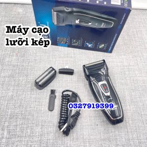 Máy cạo râu đa năng lưỡi kép - tặng kèm lưỡi thay thế Kemei KM 8013