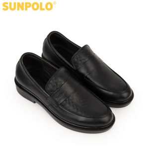 Giày da bò nam phong cách đế cao SUNPOLO SPH509