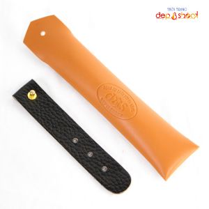 Dụng cụ quấn gọn dây cáp sạc laptop - tai nghe da bò thật nút bóp đồng tùy chỉnh