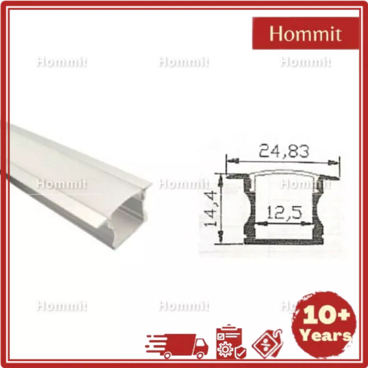Led Strip Angle Track 1M LED strip light aluminium U channel / profile track recess mounting ...