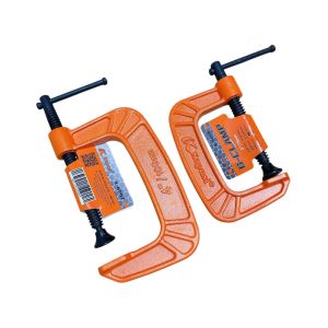 Cảo (Kẹp) Vam gỗ chữ C Kapusi 3 inch bằng gang cao cấp