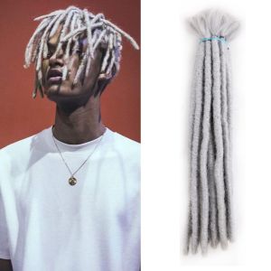 HEALMEYOU High quality DIY Stylish Hair Extensions Natural Synthetic Hair Braids Blonde Soft Heat Resistant Fiber 1  Pcs Handmade Dreadlock Black Reggae Wig Kinky Bulk Braids Crochet Braiding Hair