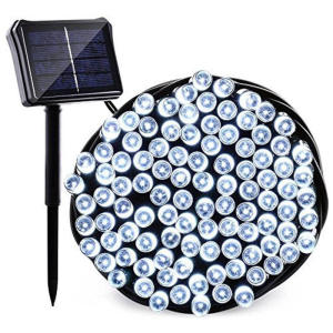100 LED Solar String Lights - Waterproof Outdoor Fairy Lights with Solar Power