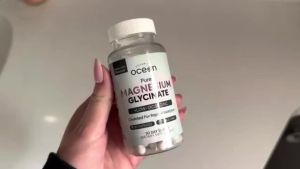 Organics Ocean Pure Magnesium Glycinate with Zinc - Maximum Strength Chelated Magnesium Supplement for Women and Men for Muscle Cramps and Sleep Support - 0 Capsule