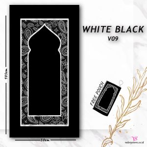 SAJADAH TRAVEL DEWASA BESAR SOUVENIR TAHLILAN-HAJI/UMROH-AQIKAH-PERNIKAHAN-PESTA FREE POUCH V09