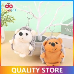 [Eleanor] Cute Hedgehog Plush Toy Cartoon Animal Pendant Soft Stuffed Doll Keychain Backpack Car Bag Key Ring Decor Kid Gift
