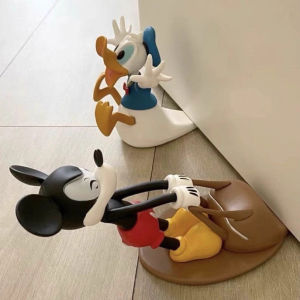 Creative Mickey Mouse Door Stopper –Mickey Mouse Donald Duck Woody | Funny Cartoon Design Non-Slip Rubber Base Cute Home Decor Durable Desk Ornament Unique Gift for Disney Lovers & Kids Wedge Door Holder for Bedroom or Office Use