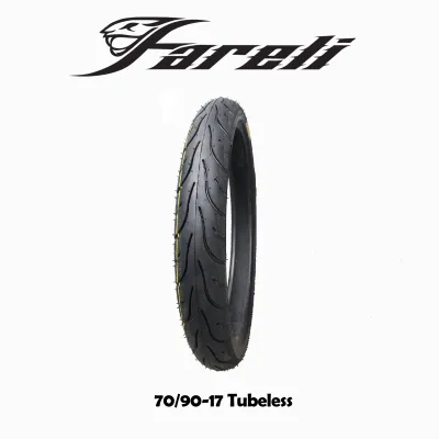 FARELI TYRE Promotion Special Diamond Pilot Street 70/90-17 & 80/90-17 Saiz 17 Motorcycle Tubeless Tyre
