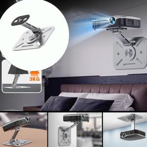 Kim loại chiếu Trần Tường Giá đỡ màn hình để bàn 1/4inch chủ đề 2 ốc vít cho DSLR đèn camera núi