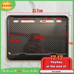 BAREN กรอบป้ายทะเบียนรถจักรยานยนต์อเนกประสงค์กันสนิมสำหรับด้านหน้าด้านหลัง