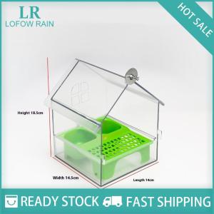 LF Wholesale✨Flash Sale ✨ Hanging Parrot Feeder Prevent Scattering Bird Feeding Bowl Multifunction Bird Bath Parakeets Bathtub Bird Cage Accessories