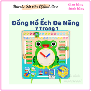 Đồng Hồ sáng tạo Ếch Đa Năng 7 trong 1